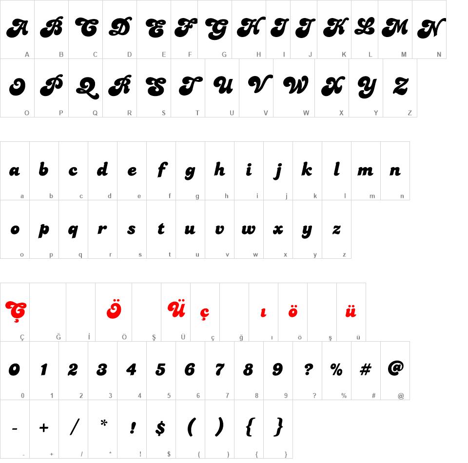 TR Candice font